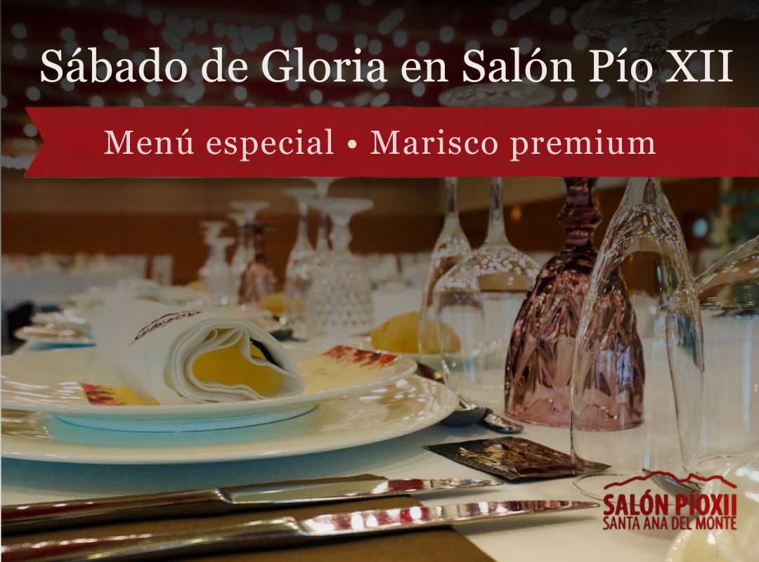 Celebra el Día de Viernes Santo Salones Pio XII - 07/04/2023 - Comida