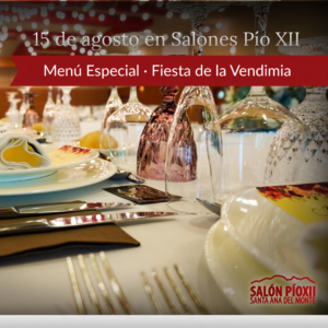 Comida Sábado Día de la Asunción · 15 de Agosto · 14h