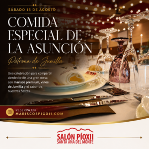 Comida Sábado Día de la Asunción · 15 de Agosto · 14h